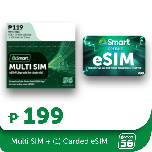 Smart Prepaid Multi SIM + eSIM Bundle